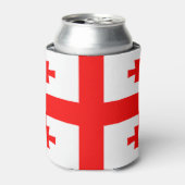 Koelbox met vlag van Georgië Blikjeskoeler (Blikje Voorkant)