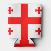 Koelbox met vlag van Georgië Blikjeskoeler (Voorkant)