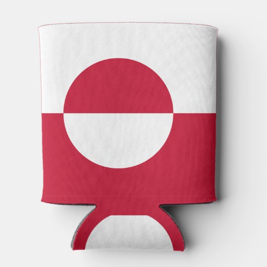 Koelbox met vlag van Groenland Blikjeskoeler (Achterkant)
