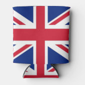 Koelbox met vlag van Groot-Brittannië Blikjeskoeler (Voorkant)