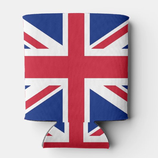 Koelbox met vlag van Groot-Brittannië Blikjeskoeler (Achterkant)