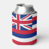 Koelbox met vlag van Hawaï, Verenigde Staten. Blikjeskoeler (Blikje Voorkant)
