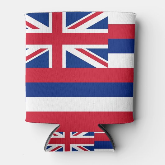 Koelbox met vlag van Hawaï, Verenigde Staten. Blikjeskoeler (Voorkant)
