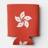 Koelbox met vlag van Hongkong Blikjeskoeler (Achterkant)