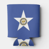 Koelbox met vlag van Houston City, Verenigde State Blikjeskoeler (Achterkant)