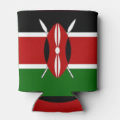 Koelbox met vlag van Kenia Blikjeskoeler (Achterkant)