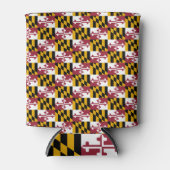 Koelbox met vlag van Maryland State, Verenigde Sta Blikjeskoeler (Voorkant)