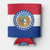 Koelbox met vlag van Missouri State, Verenigde Sta Blikjeskoeler (Voorkant)