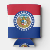Koelbox met vlag van Missouri State, Verenigde Sta Blikjeskoeler (Achterkant)