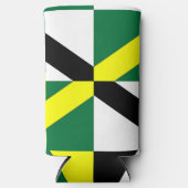 Koelbox met vlag van Monterey City, Verenigde Stat Seltzer Blikjeskoeler (Voorkant)