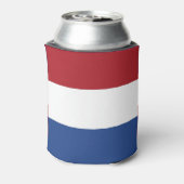 Koelbox met vlag van Nederland Blikjeskoeler (Blikje Achterkant)