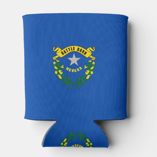 Koelbox met vlag van Nevada State, Verenigde State Blikjeskoeler (Achterkant)