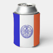 Koelbox met vlag van New York City, Verenigde Stat Blikjeskoeler (Blikje Achterkant)