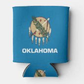 Koelbox met vlag van Oklahoma, Verenigde Staten. Blikjeskoeler (Voorkant)