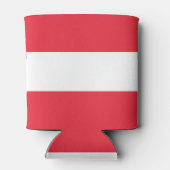 Koelbox met vlag van Oostenrijk Blikjeskoeler (Achterkant)