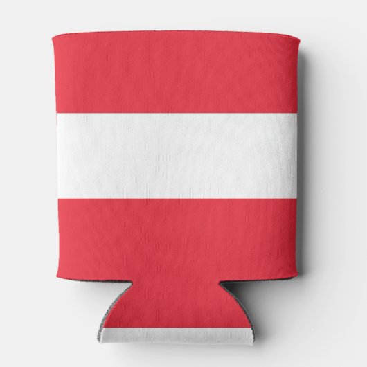 Koelbox met vlag van Oostenrijk Blikjeskoeler (Achterkant)