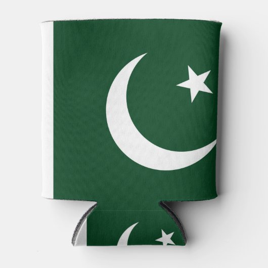Koelbox met vlag van Pakistan Blikjeskoeler (Voorkant)