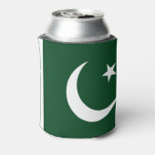 Koelbox met vlag van Pakistan Blikjeskoeler (Blikje Achterkant)