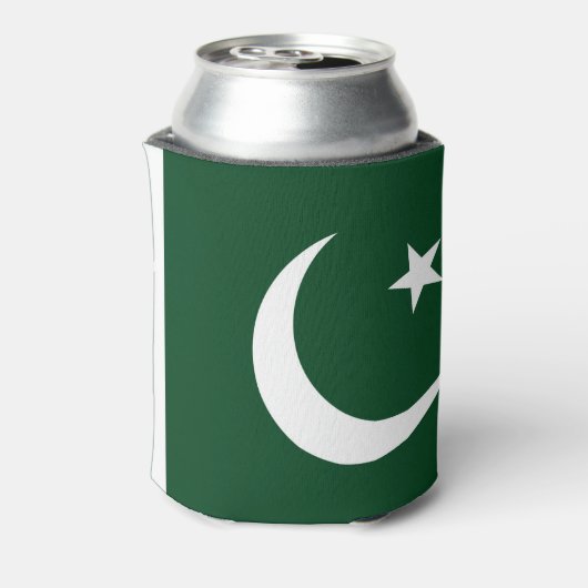 Koelbox met vlag van Pakistan Blikjeskoeler (Blikje Achterkant)
