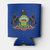 Koelbox met vlag van Pennsylvania, Verenigde State Blikjeskoeler (Voorkant)