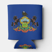 Koelbox met vlag van Pennsylvania, Verenigde State Blikjeskoeler (Achterkant)