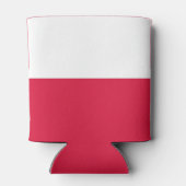 Koelbox met vlag van Polen Blikjeskoeler (Achterkant)