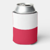 Koelbox met vlag van Polen Blikjeskoeler (Blikje Achterkant)