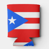 Koelbox met vlag van Puerto Rico, Verenigde Staten Blikjeskoeler (Achterkant)