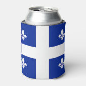 Koelbox met vlag van Quebec, Canada Blikjeskoeler (Blikje Voorkant)