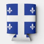 Koelbox met vlag van Quebec, Canada Blikjeskoeler (Achterkant)