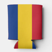 Koelbox met vlag van Roemenië Blikjeskoeler (Achterkant)