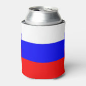 Koelbox met vlag van Rusland Blikjeskoeler (Blikje Voorkant)
