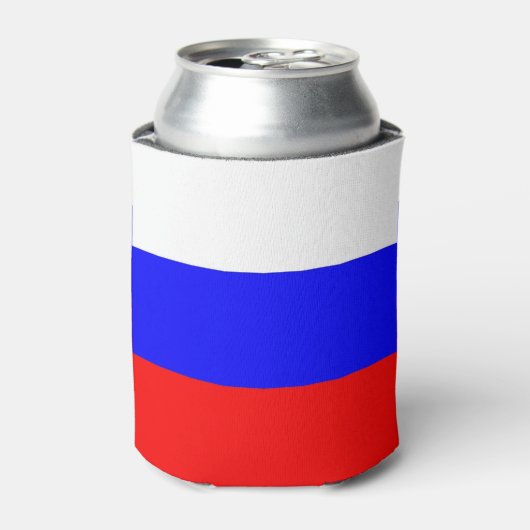 Koelbox met vlag van Rusland Blikjeskoeler (Blikje Voorkant)