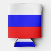 Koelbox met vlag van Rusland Blikjeskoeler (Voorkant)