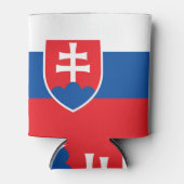 Koelbox met vlag van Slowakije Blikjeskoeler (Voorkant)