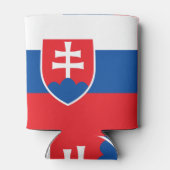 Koelbox met vlag van Slowakije Blikjeskoeler (Achterkant)