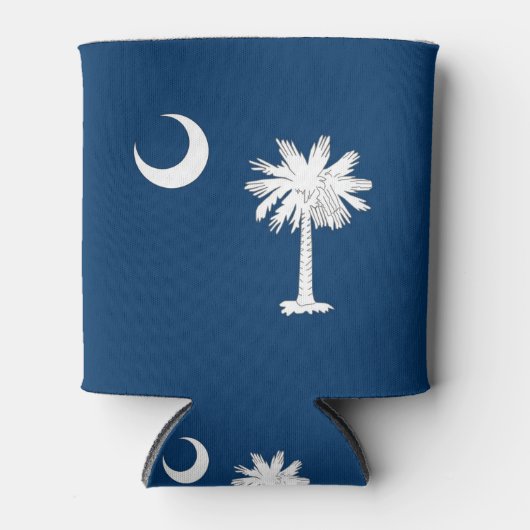 Koelbox met vlag van South Carolina State, Verenig Blikjeskoeler (Voorkant)