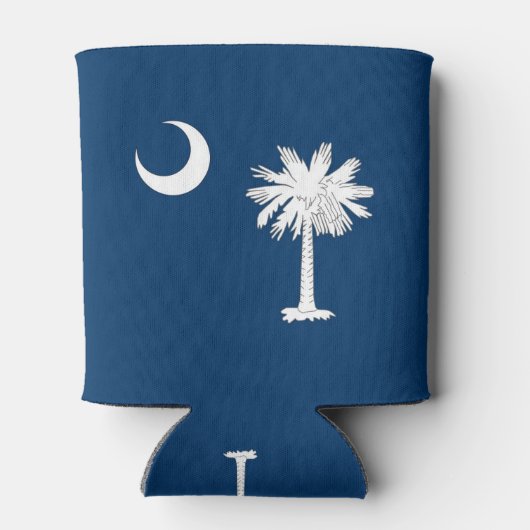 Koelbox met vlag van South Carolina State, Verenig Blikjeskoeler (Achterkant)