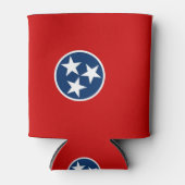 Koelbox met vlag van Tennessee State, Verenigde St Blikjeskoeler (Voorkant)