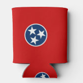Koelbox met vlag van Tennessee State, Verenigde St Blikjeskoeler (Achterkant)