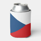 Koelbox met vlag van Tsjechië Blikjeskoeler (Blikje Voorkant)