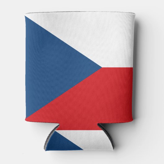 Koelbox met vlag van Tsjechië Blikjeskoeler (Voorkant)