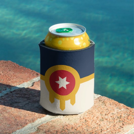 Koelbox met vlag van Tulsa, Oklahoma Blikjeskoeler (Insitu Zwembad)