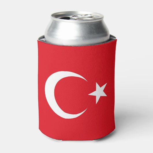 Koelbox met vlag van Turkije Blikjeskoeler (Blikje Voorkant)