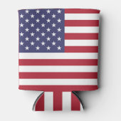 Koelbox met vlag van Verenigde Staten van Amerika. Blikjeskoeler (Voorkant)