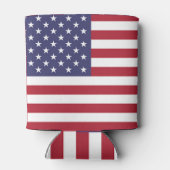 Koelbox met vlag van Verenigde Staten van Amerika. Blikjeskoeler (Achterkant)
