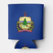 Koelbox met vlag van Vermont State, Verenigde Stat Blikjeskoeler (Voorkant)