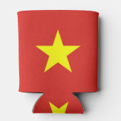 Koelbox met vlag van Vietnam Blikjeskoeler (Achterkant)