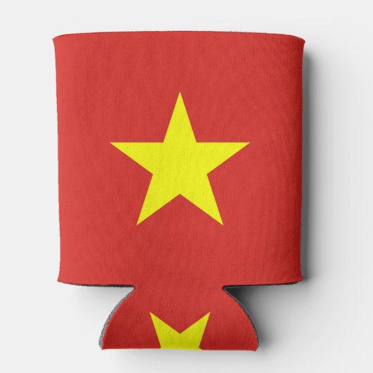 Koelbox met vlag van Vietnam Blikjeskoeler (Achterkant)