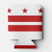 Koelbox met vlag van Washington DC, Verenigde Stat Blikjeskoeler (Achterkant)